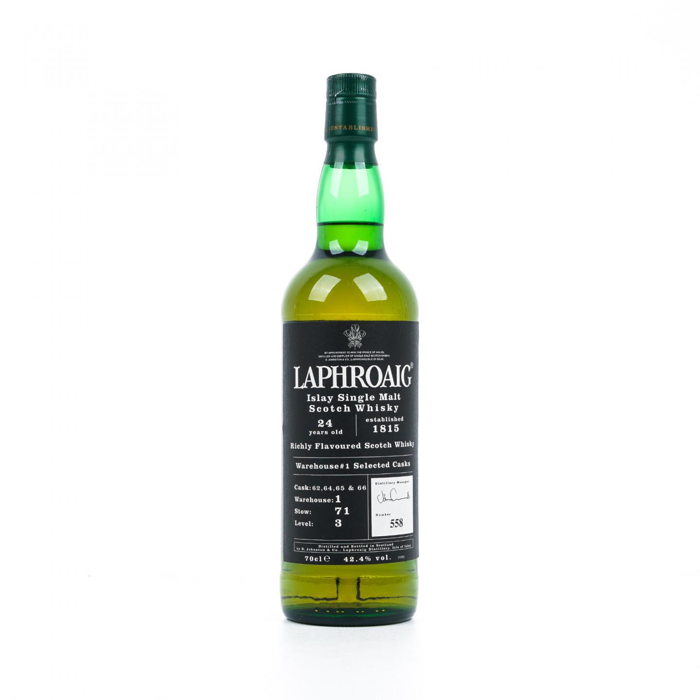 Laphroaig 拉弗格 24年 Warehouse #1选桶