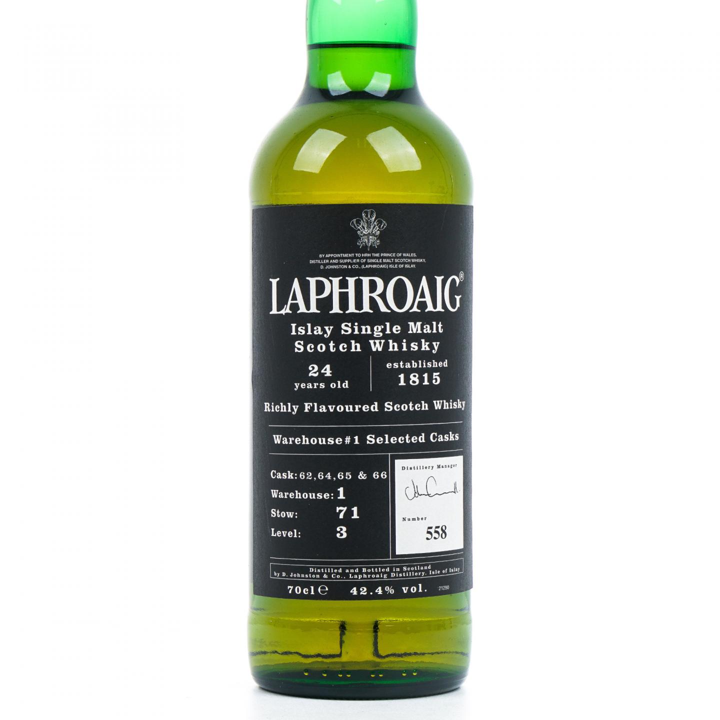 Laphroaig 拉弗格 24年 Warehouse #1选桶