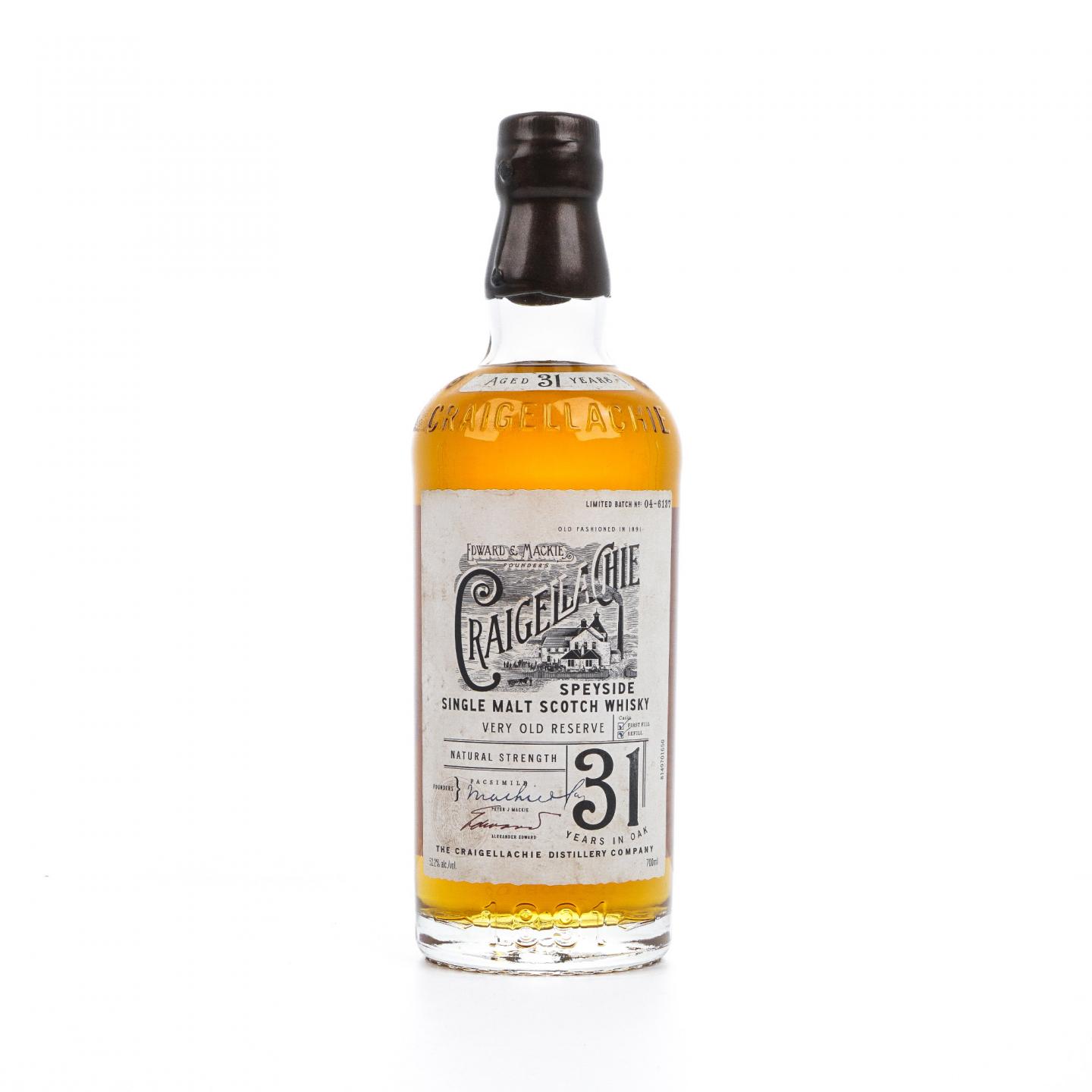 Craigellachie 克莱拉奇 31年 Very Old Reserve 桶强