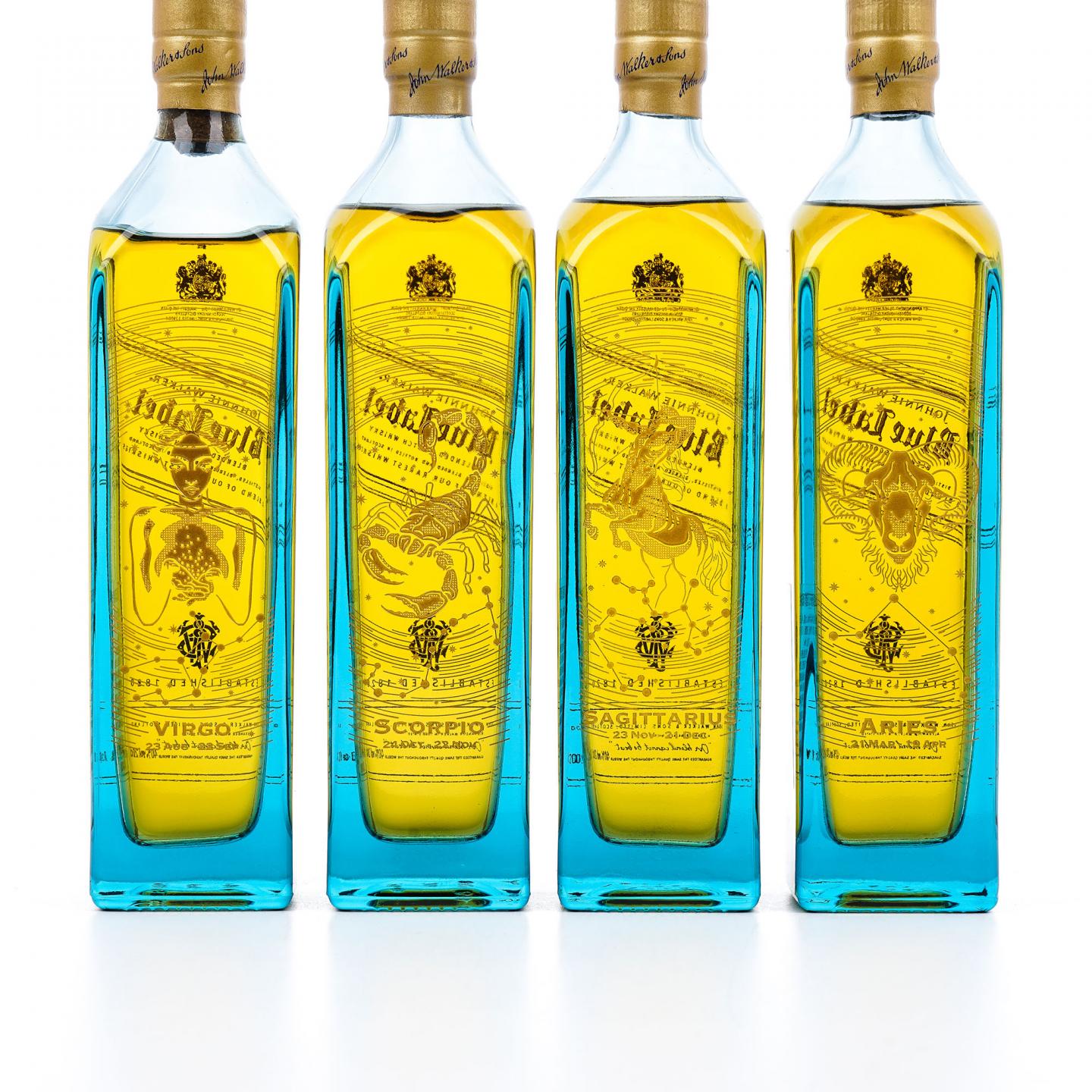 【中样】Johnnie Walker 尊尼获加 蓝牌 十二星座系列全套 200ml*12