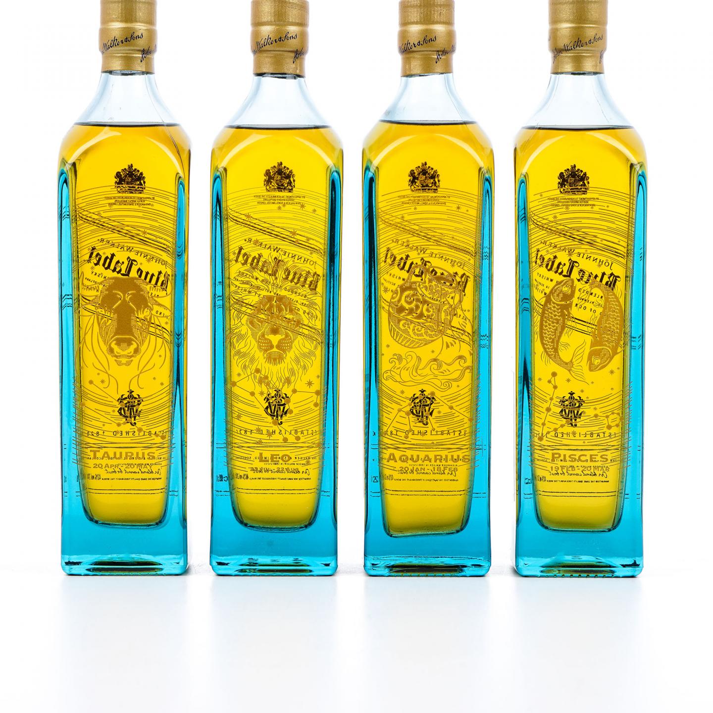 【中样】Johnnie Walker 尊尼获加 蓝牌 十二星座系列全套 200ml*12