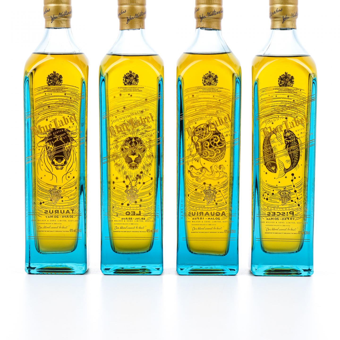 【中样】Johnnie Walker 尊尼获加 蓝牌 十二星座系列全套 200ml*12