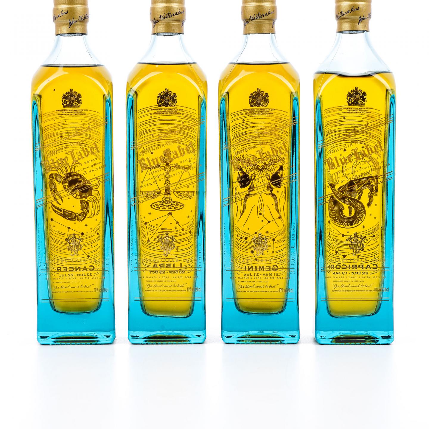 【中样】Johnnie Walker 尊尼获加 蓝牌 十二星座系列全套 200ml*12