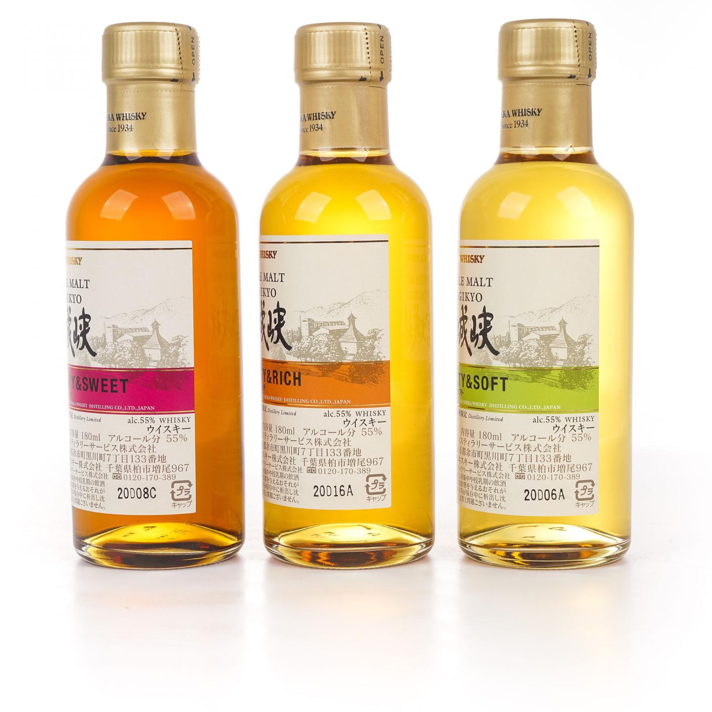 【中样】宫城峡 风味桶 Distillery Limited 180ml*3支组