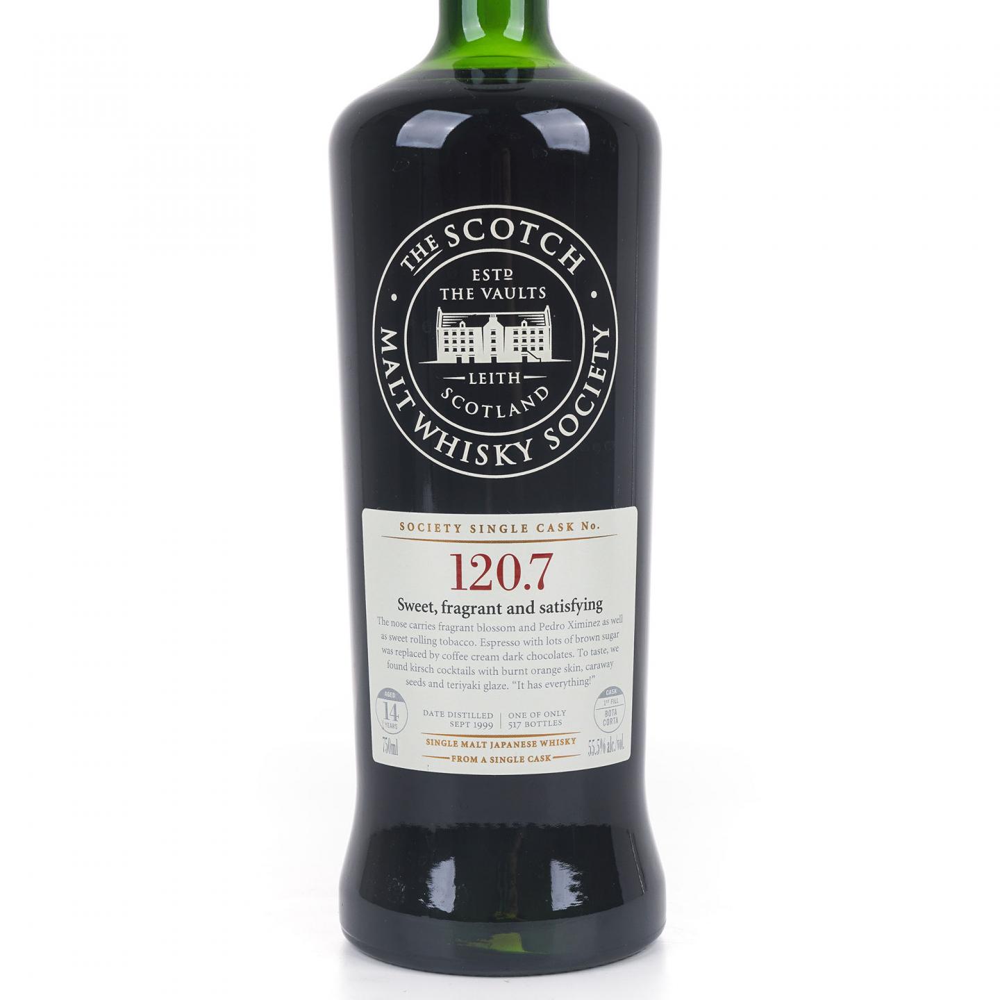 SMWS 120.7 白州 14年 1999 750ml