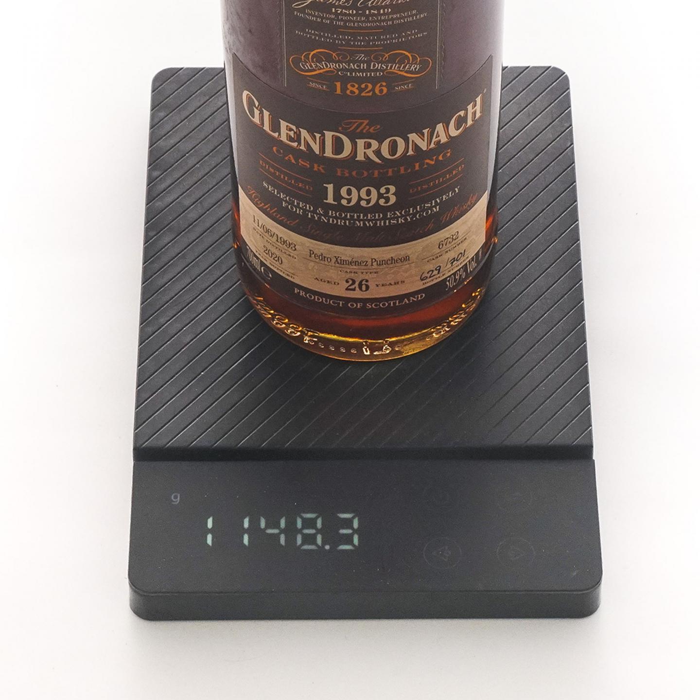 Glendronach 格兰多纳 26年 1993-2020 雪莉桶#6732