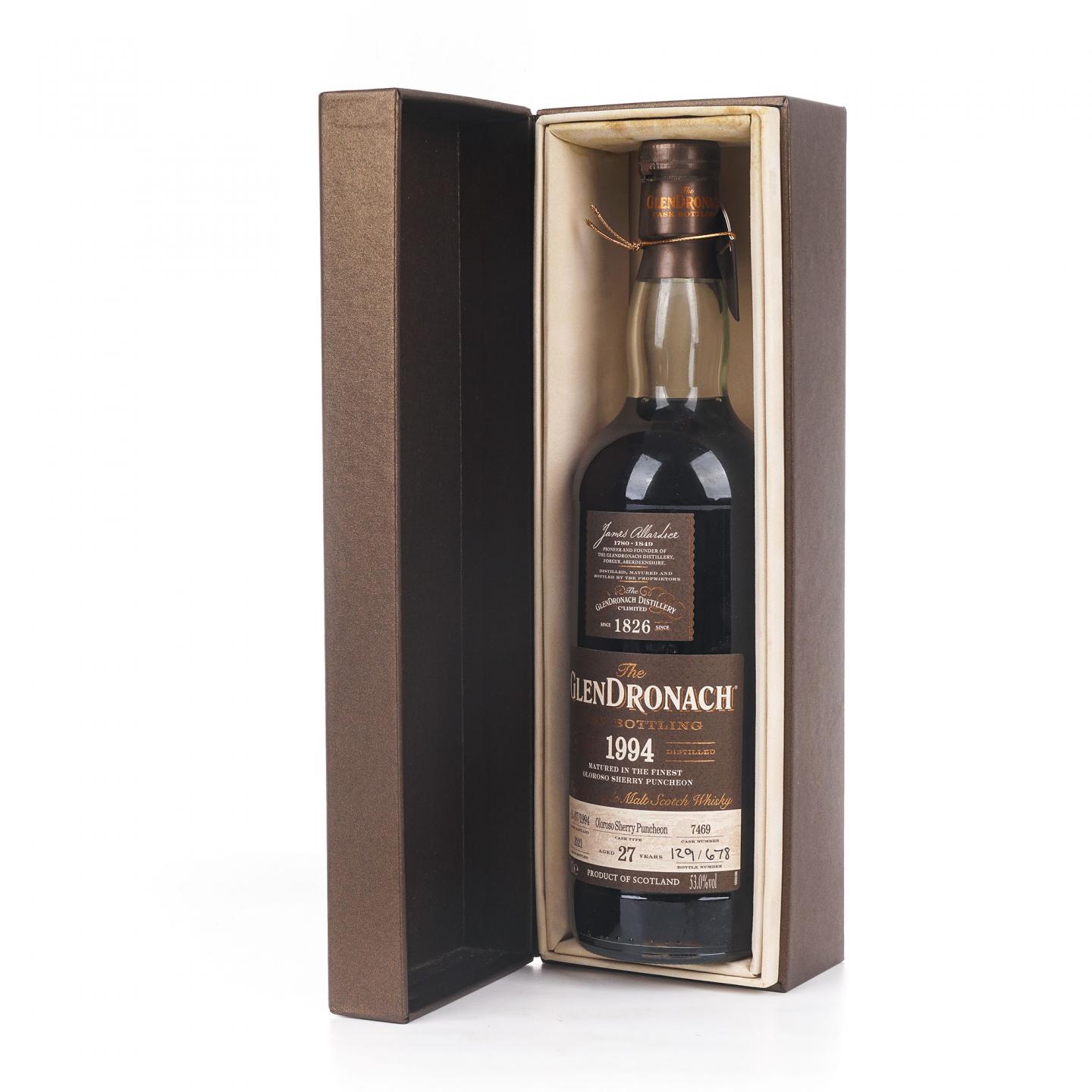 Glendronach 格兰多纳 27年 1994-2021 雪莉桶#7469