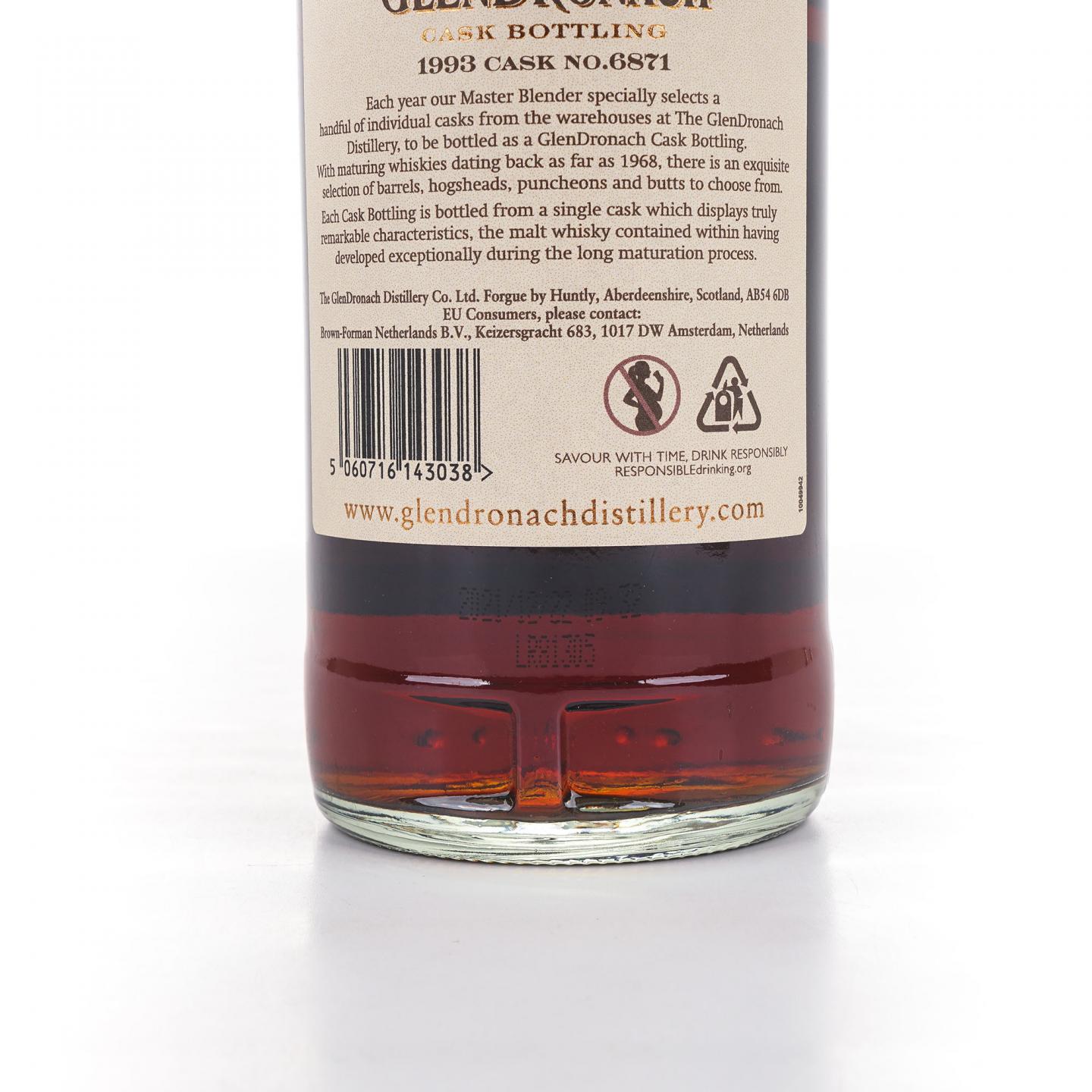 Glendronach 格兰多纳 28年 1993-2021 雪莉桶#6871