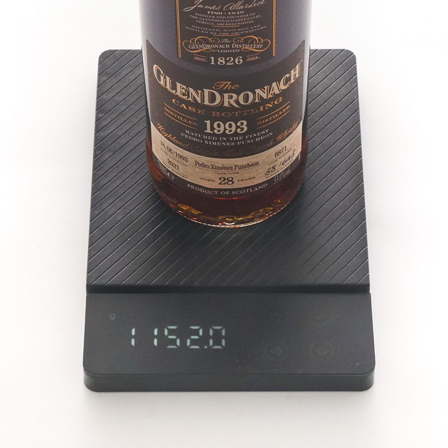 Glendronach 格兰多纳 28年 1993-2021 雪莉桶#6871