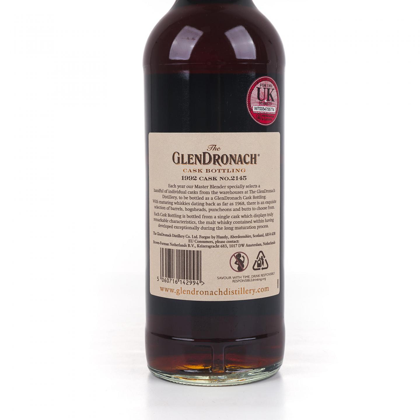 Glendronach 格兰多纳 28年 1992-2021 雪莉桶#2145