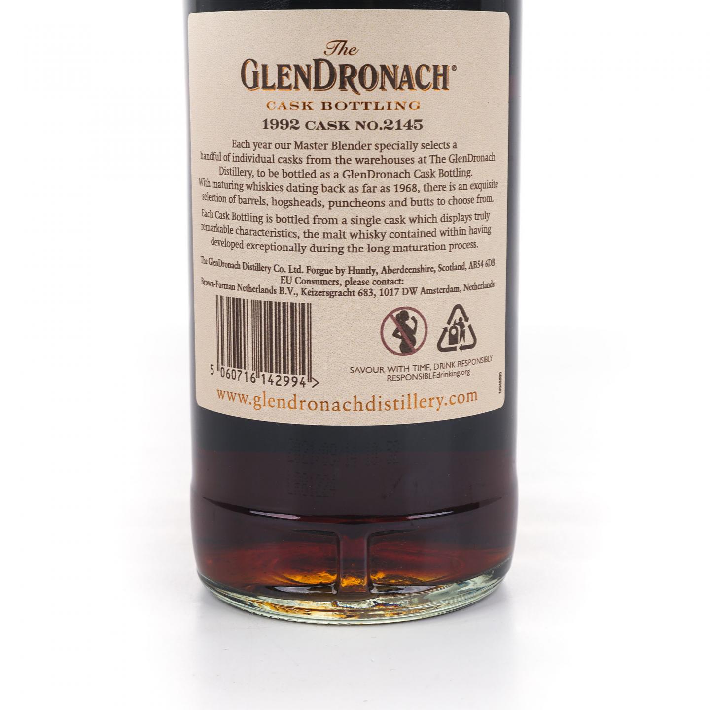 Glendronach 格兰多纳 28年 1992-2021 雪莉桶#2145
