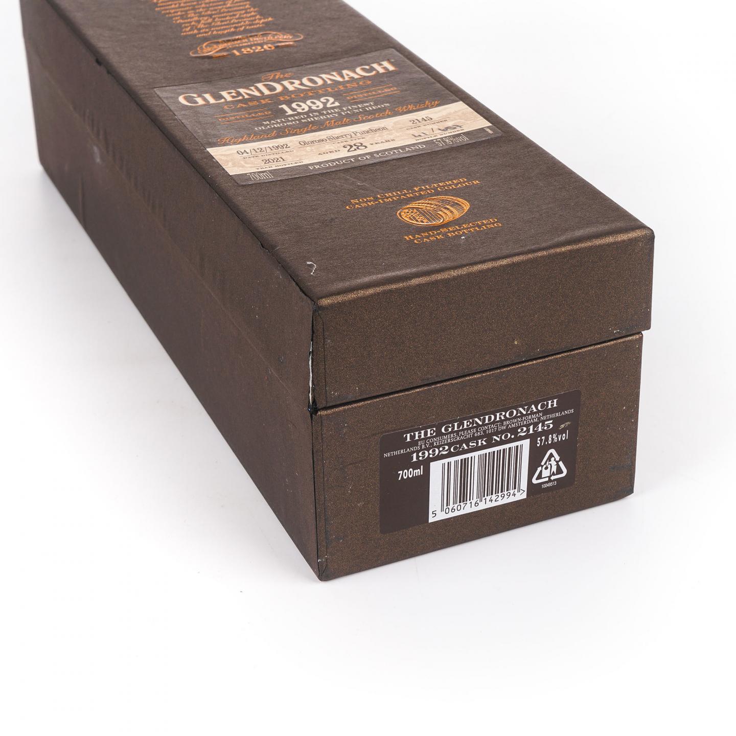 Glendronach 格兰多纳 28年 1992-2021 雪莉桶#2145