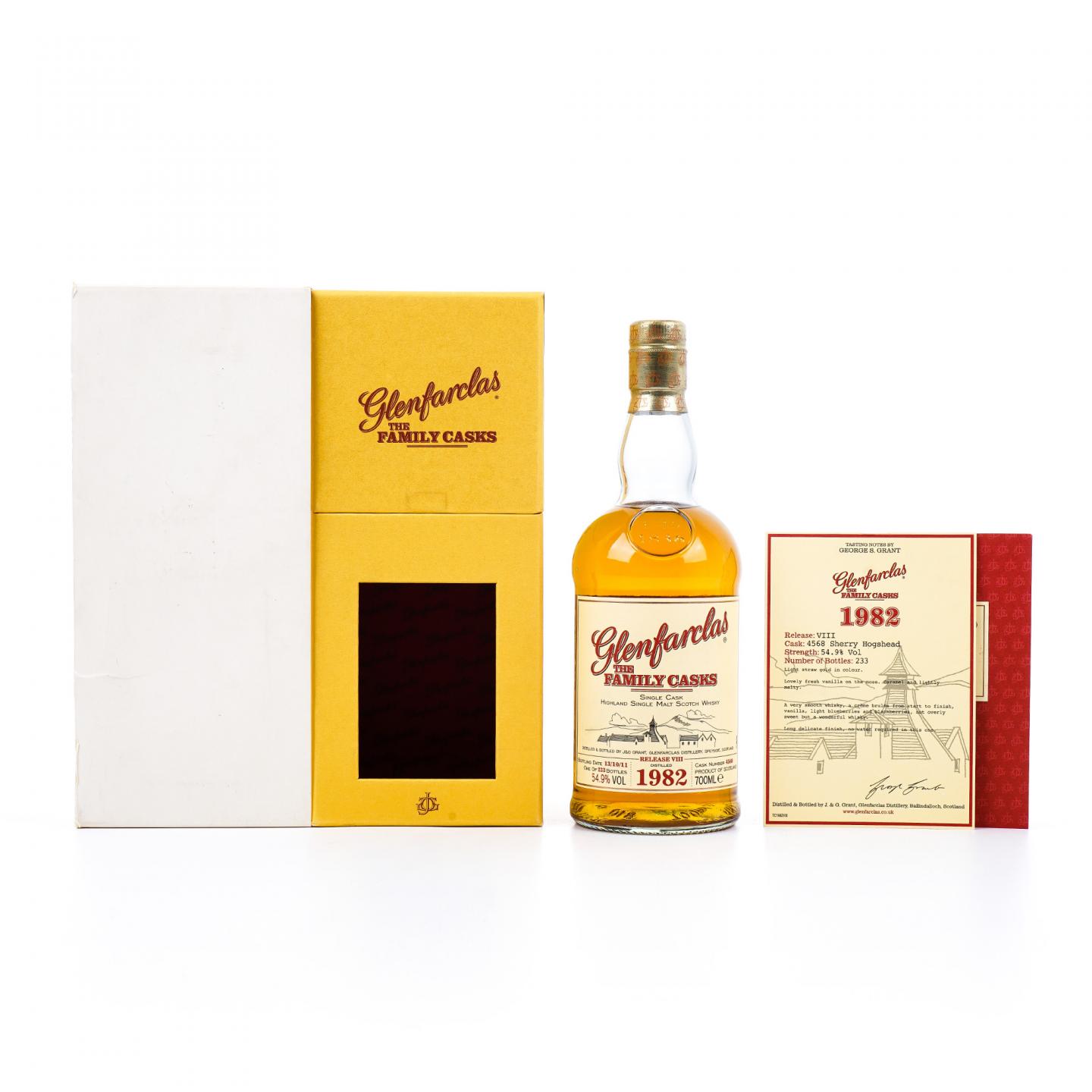 Glenfarclas 格兰花格 1982-2011 家族桶 单桶#4568