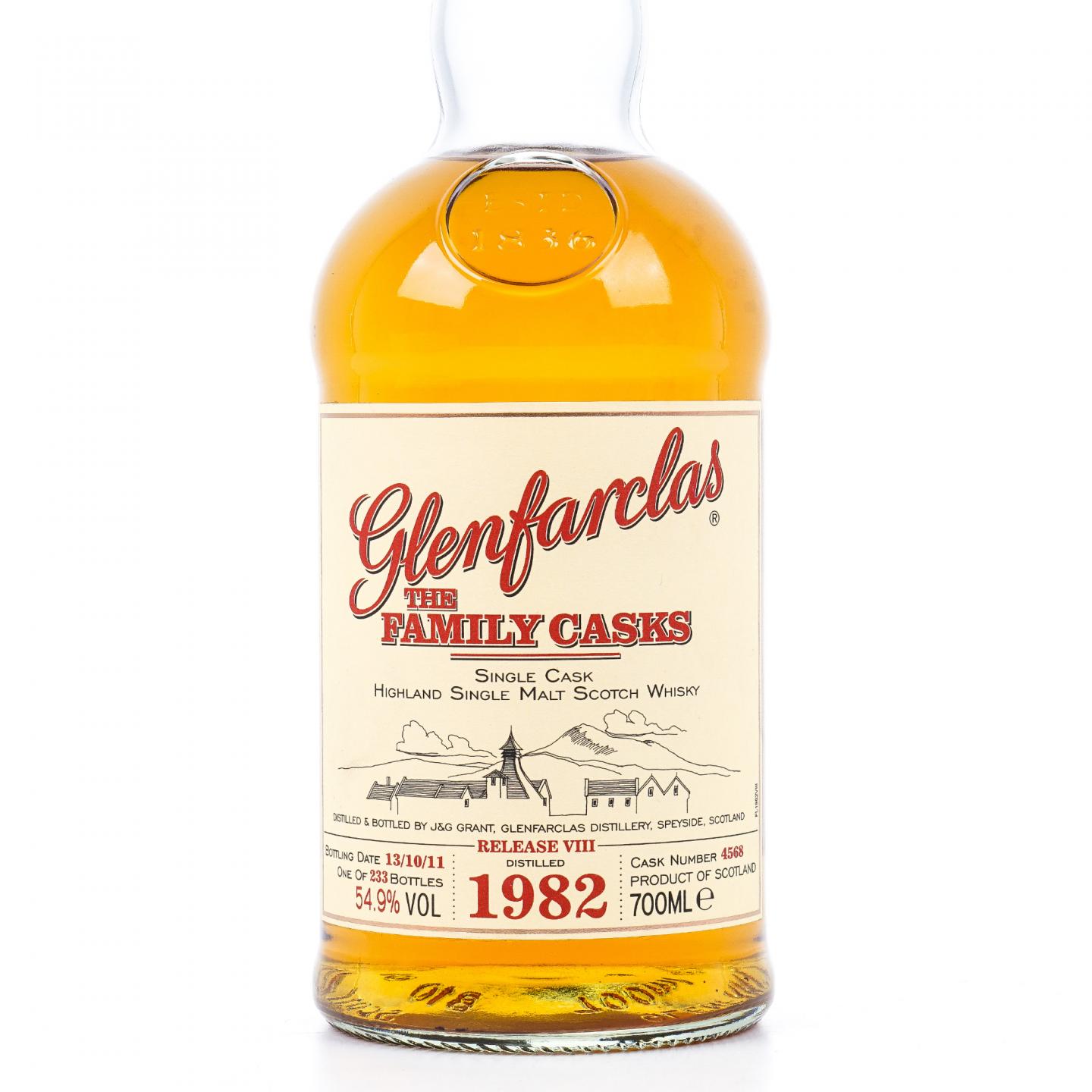 Glenfarclas 格兰花格 1982-2011 家族桶 单桶#4568