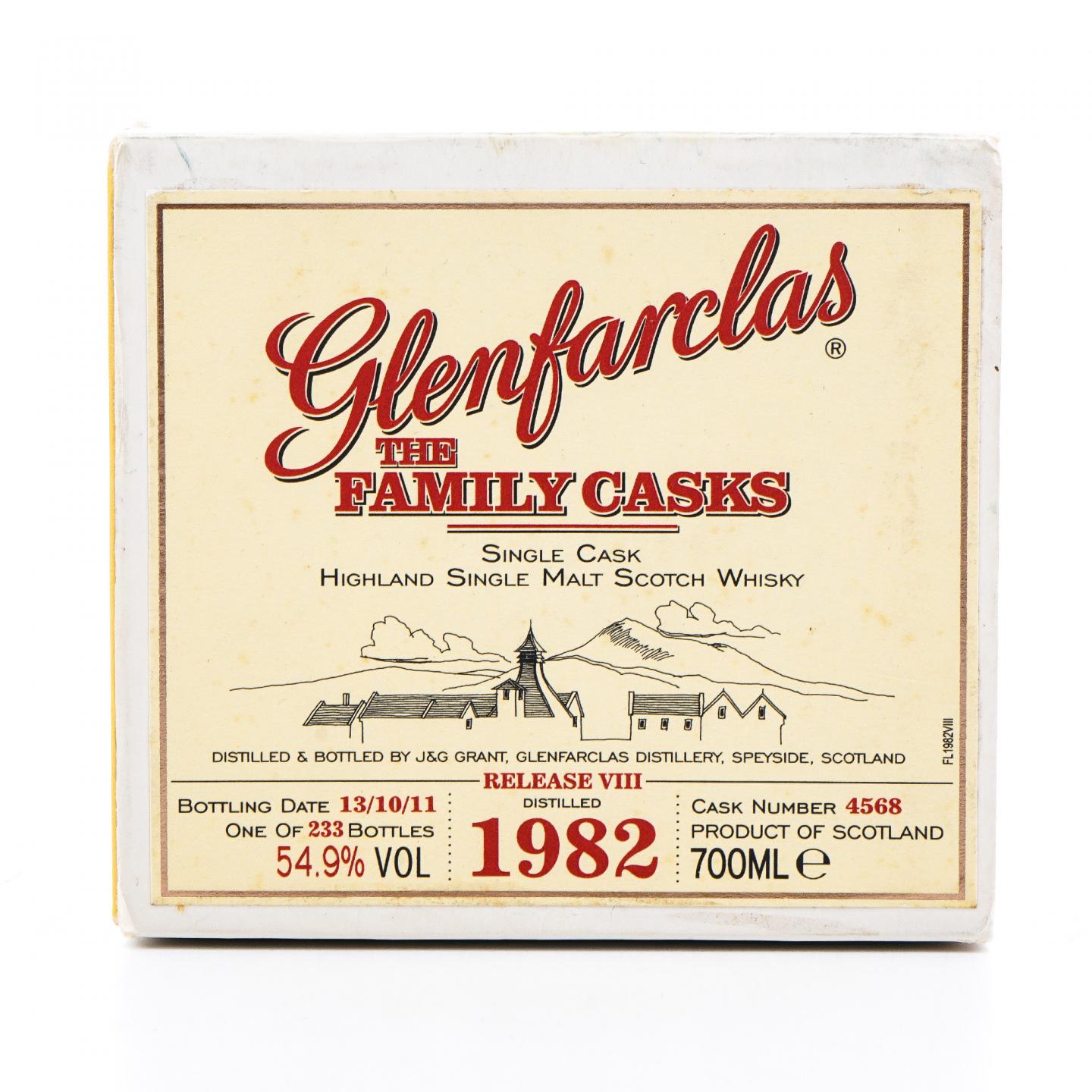 Glenfarclas 格兰花格 1982-2011 家族桶 单桶#4568