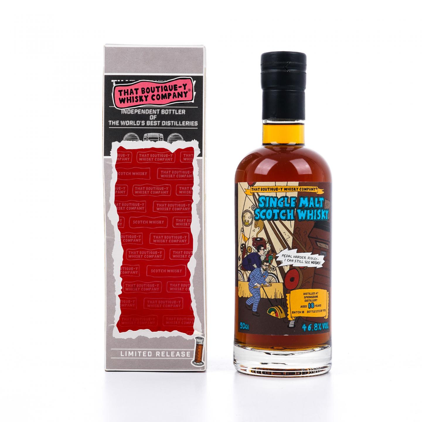 漫画标 Springbank 云顶 18年 Batch 18 500ml