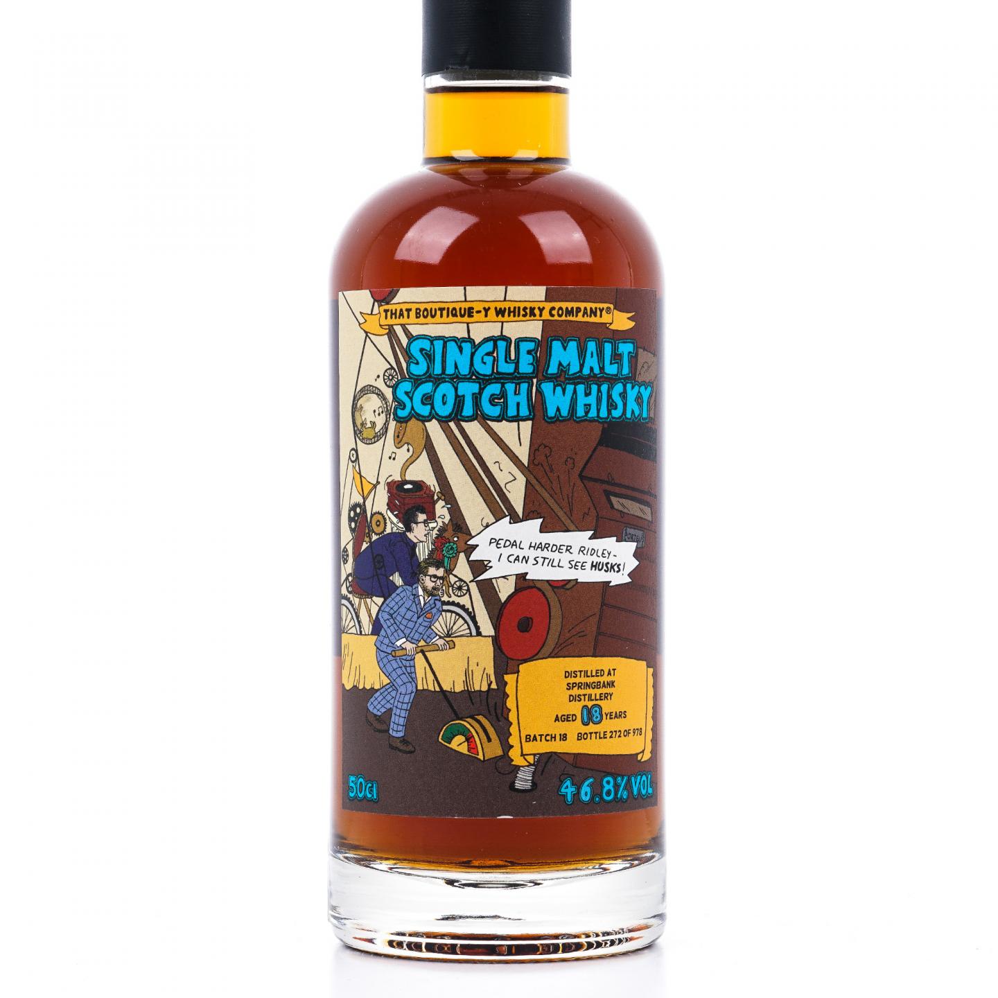漫画标 Springbank 云顶 18年 Batch 18 500ml
