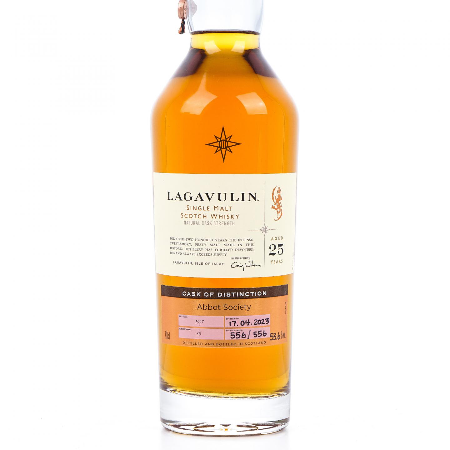 Lagavulin 乐加维林 25年 1997-2023 星星标 桶强