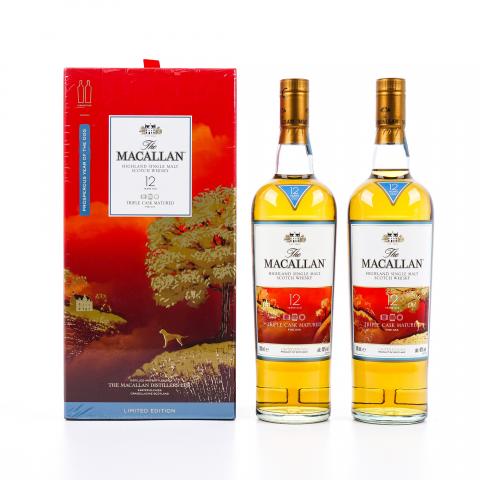 Macallan 麦卡伦 12年 Triple Cask 2018 狗年限定 2瓶组
