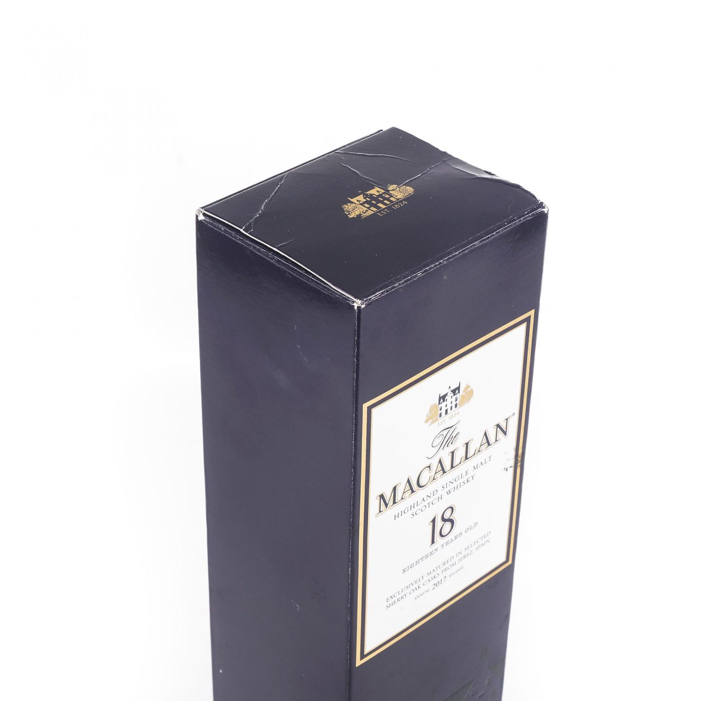 Macallan 麦卡伦 18年 2017 雪莉桶 700ml