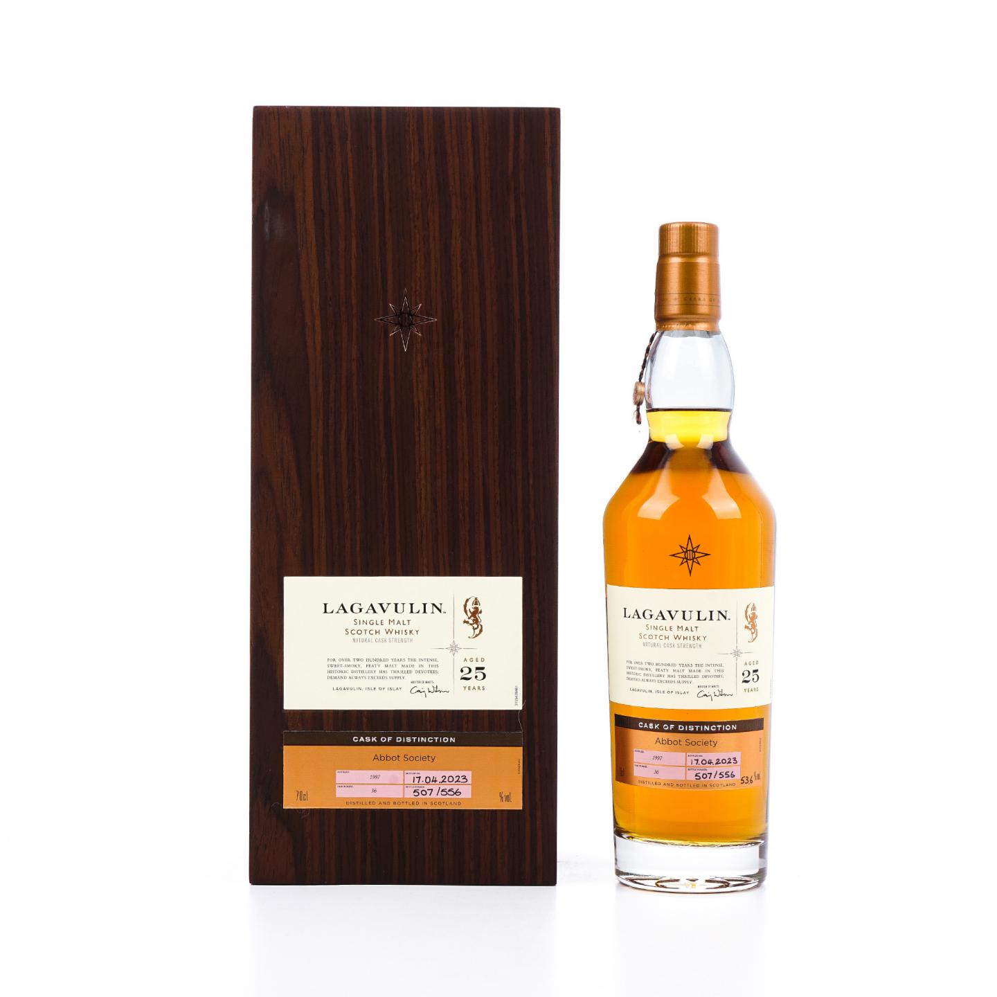 Lagavulin 乐加维林 25年 1997-2023 星星标 桶强 700ml