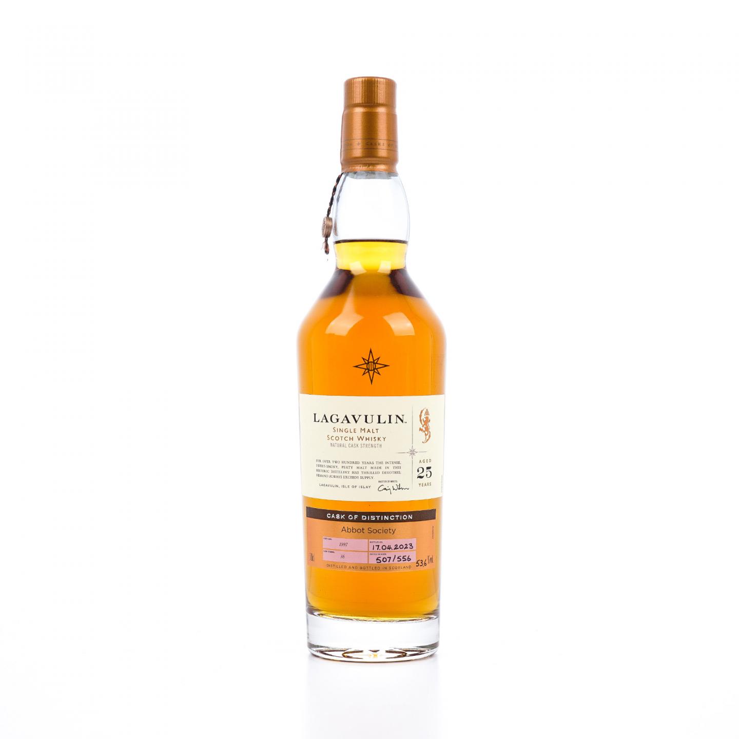 Lagavulin 乐加维林 25年 1997-2023 星星标 桶强 700ml