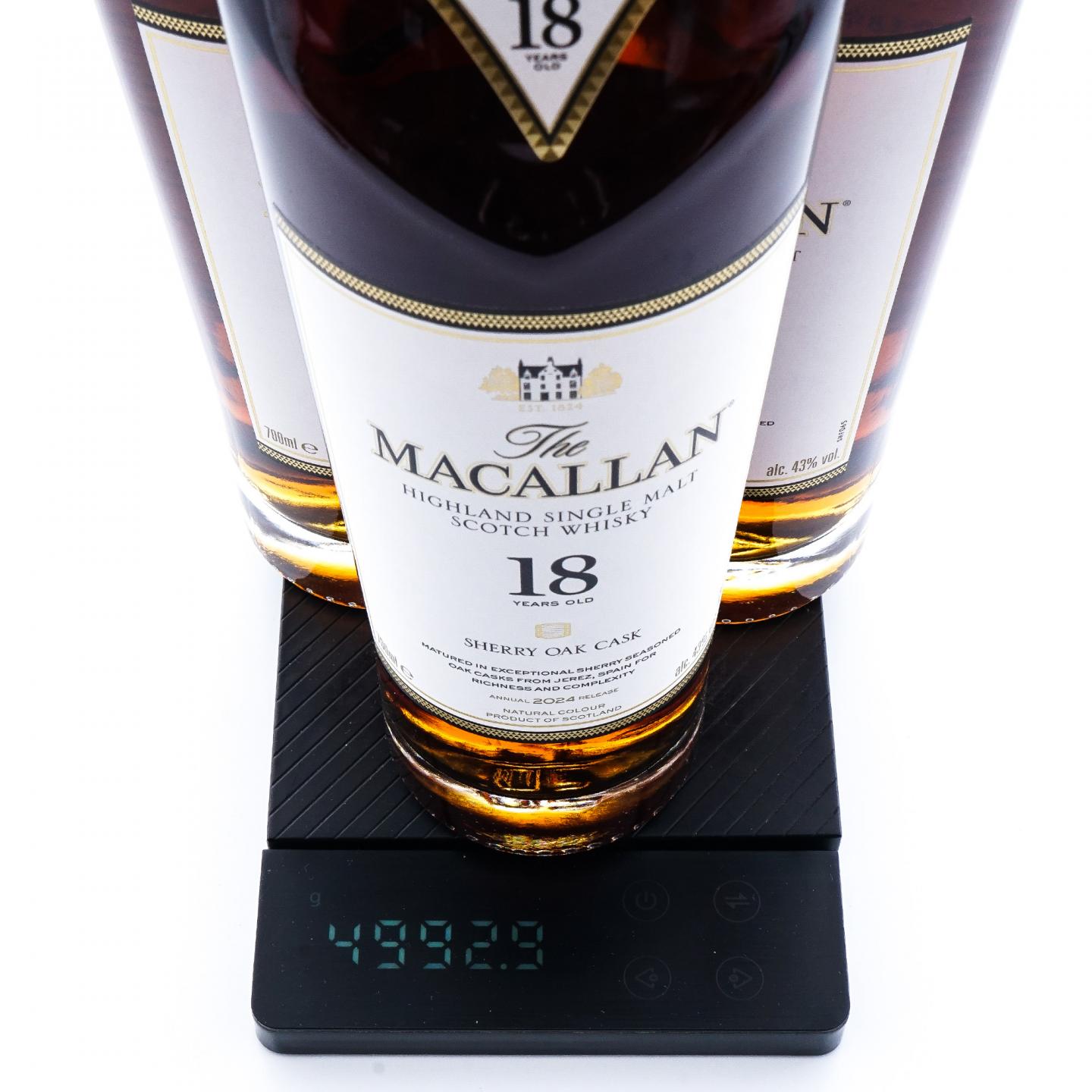 【附X光图】Macallan 麦卡伦 18年 2024 雪莉桶 6瓶组 行货