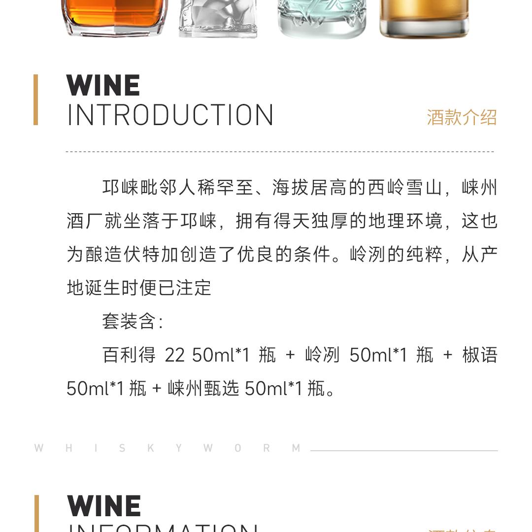 【调酒套装】Lai Zhou 崃州烈酒50ml调酒套装