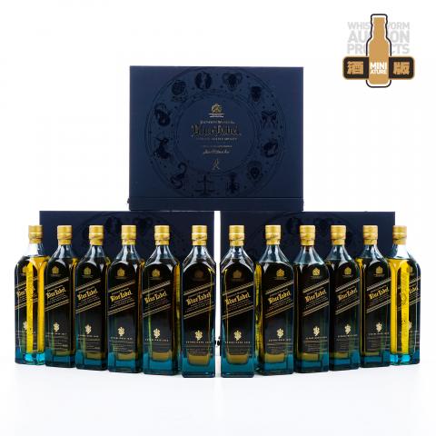 【中样】Johnnie Walker 尊尼获加 蓝牌 十二星座系列全套 200ml*12