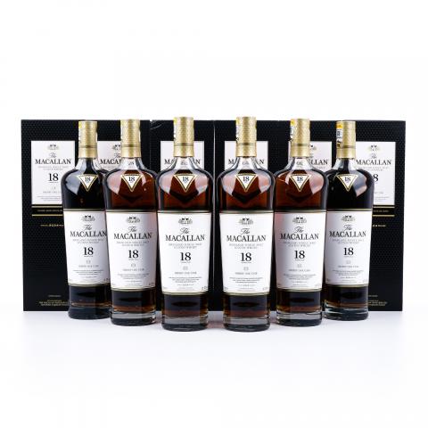 【附X光图】Macallan 麦卡伦 18年 2024 雪莉桶 6瓶组 行货