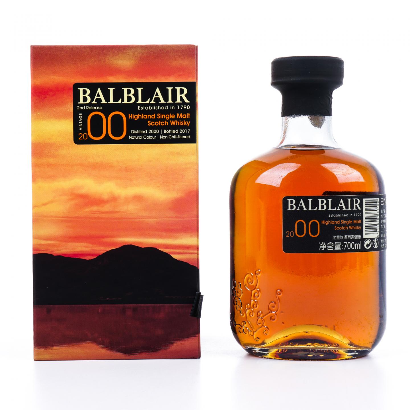 Balblair 巴布莱尔 2000-2017 2nd Release 700ml