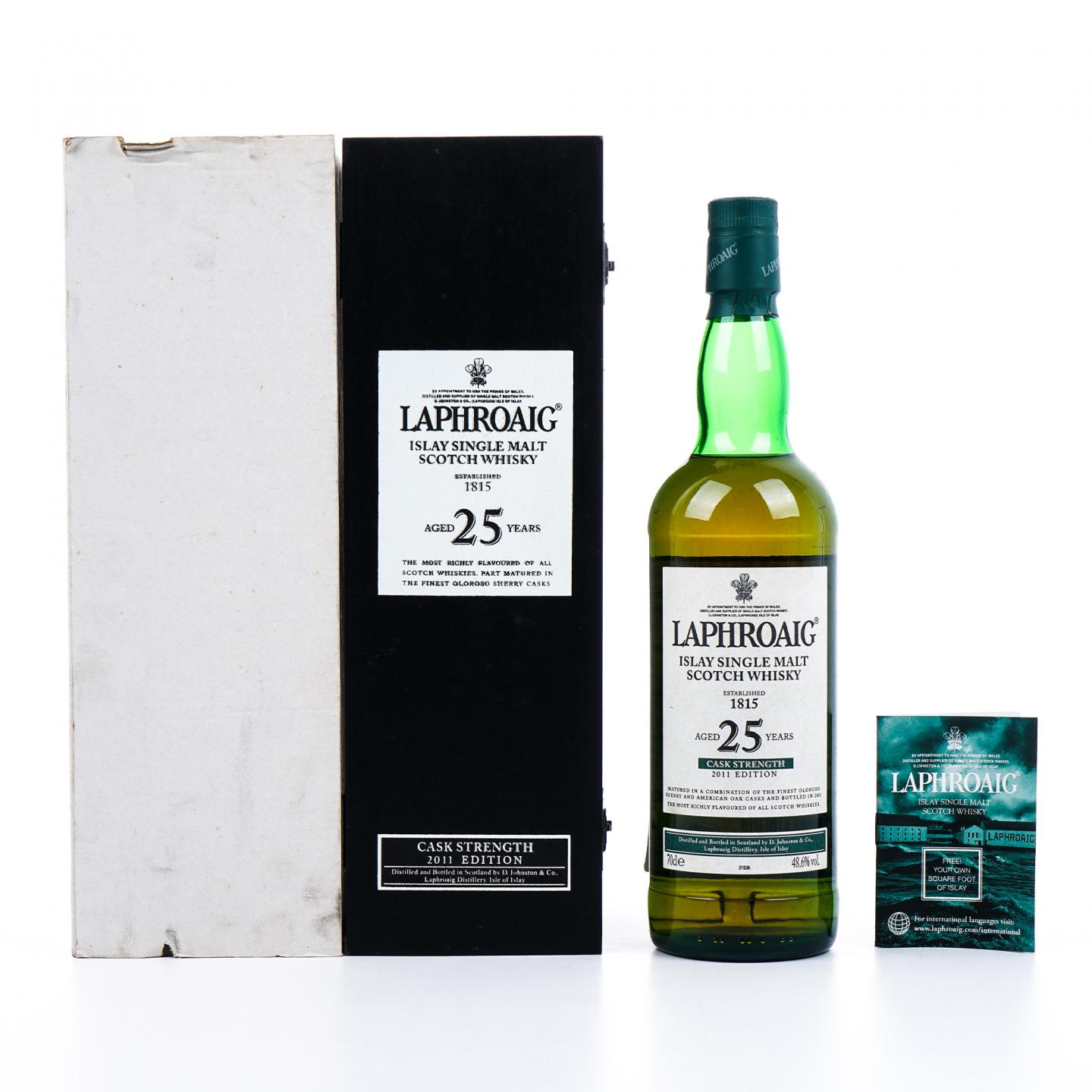Laphroaig 拉弗格 25年 2011 桶强