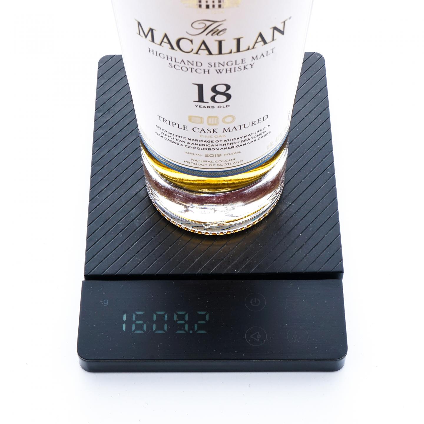 【附X光图】Macallan 麦卡伦 18年 2019 Triple Cask 700ml