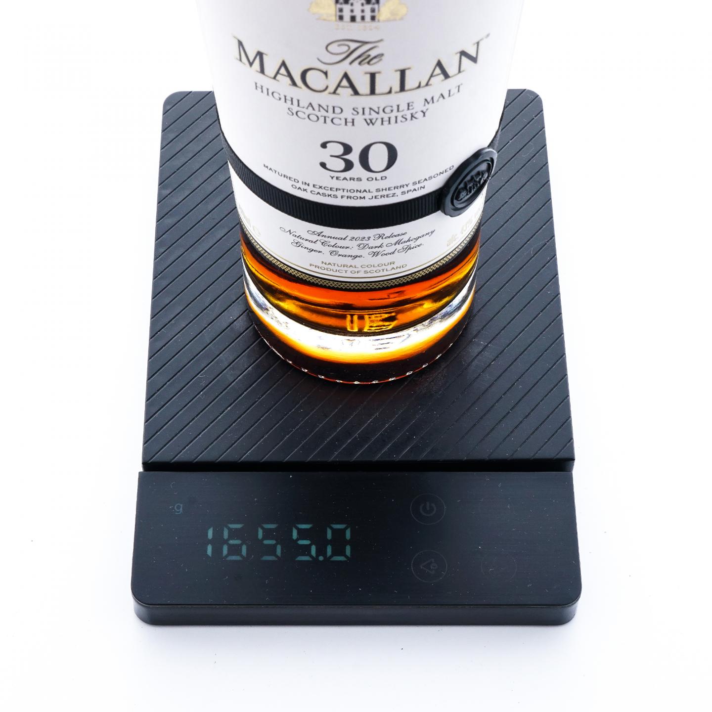 【附X光图】Macallan 麦卡伦 30年 2023 雪莉桶 黑腰带 木盒