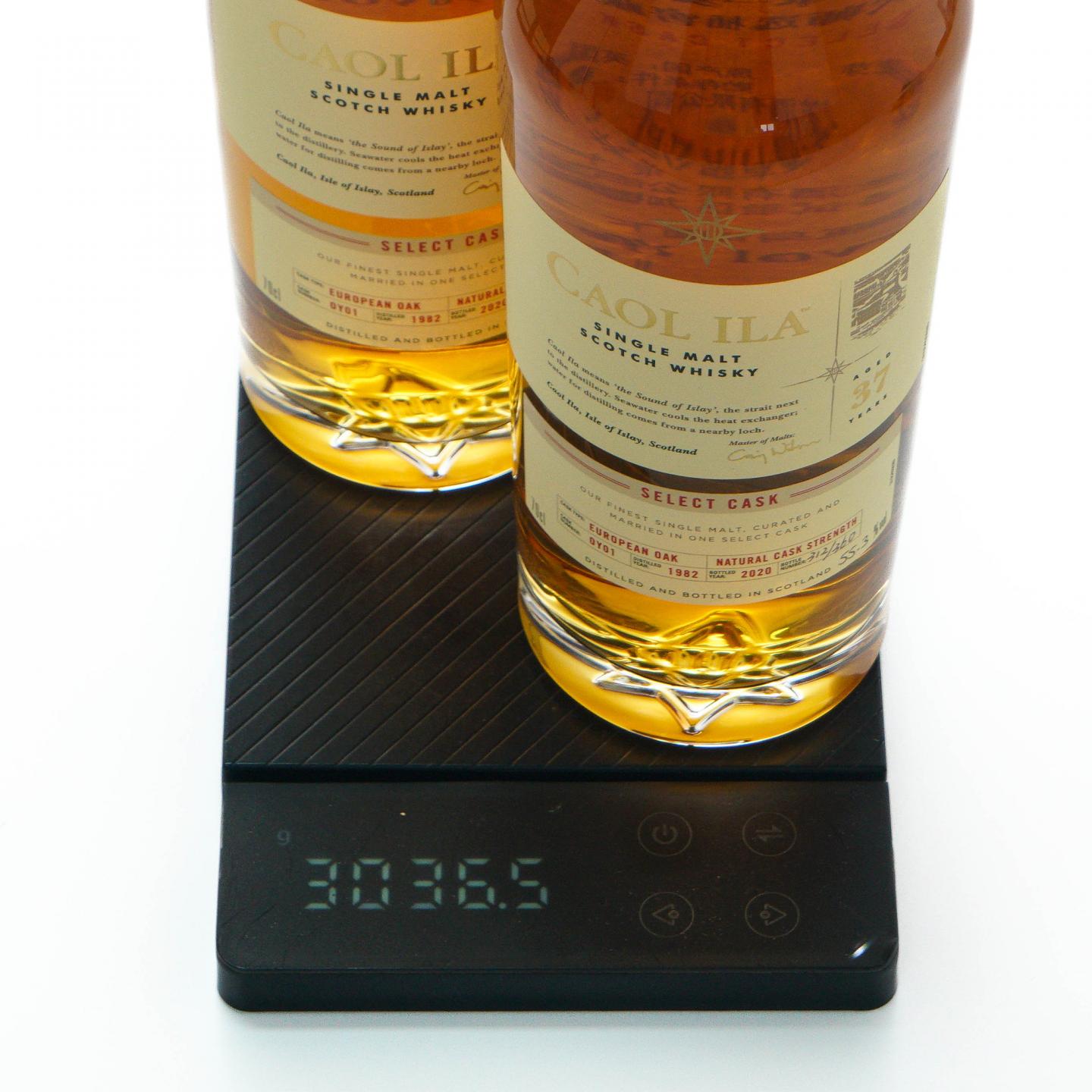 Caol Ila 卡尔里拉 37年 1982-2020 星星标#0Y01 2瓶组