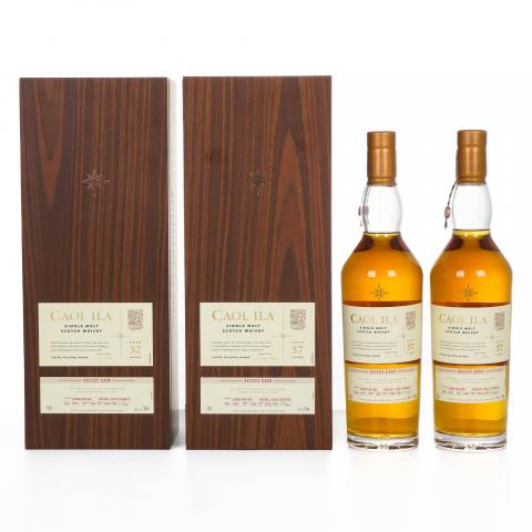 Caol Ila 卡尔里拉 37年 1982-2020 星星标#0Y01 2瓶组