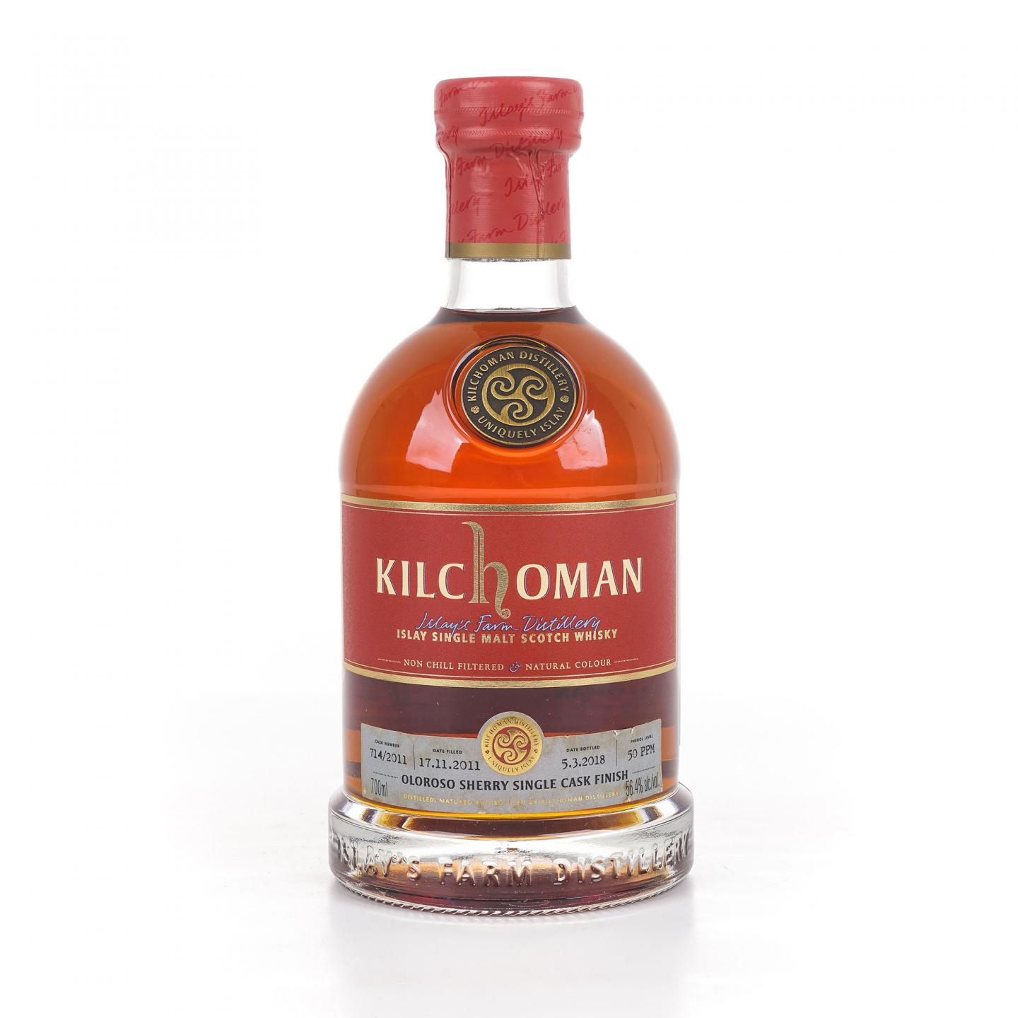 Kilchoman 齐侯门 2011-2018 雪莉单桶后熟 50PPM