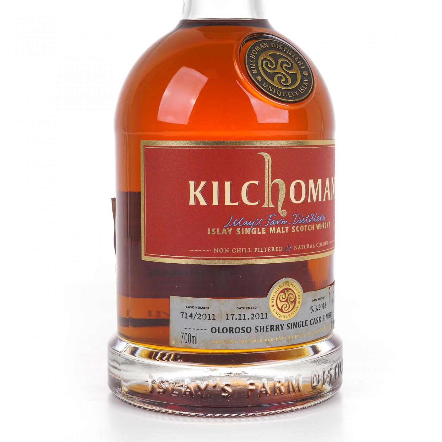 Kilchoman 齐侯门 2011-2018 雪莉单桶后熟 50PPM