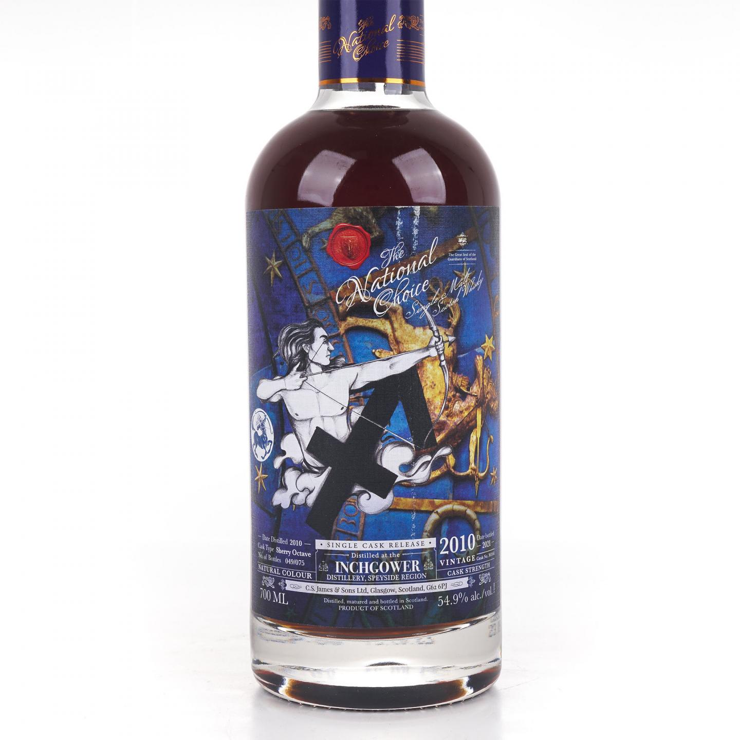 Inchgower 英尺高尔 2010-2021 桶强 雪莉单桶 CSJS