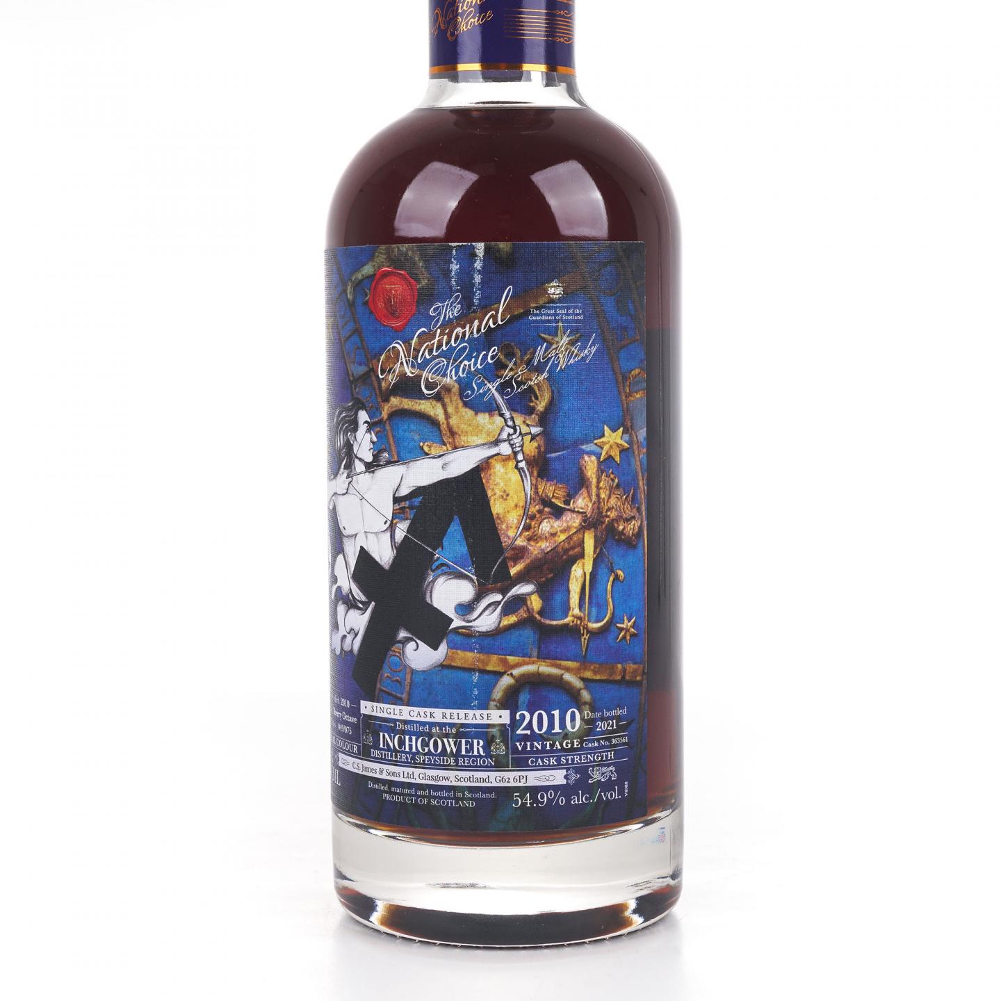 Inchgower 英尺高尔 2010-2021 桶强 雪莉单桶 CSJS