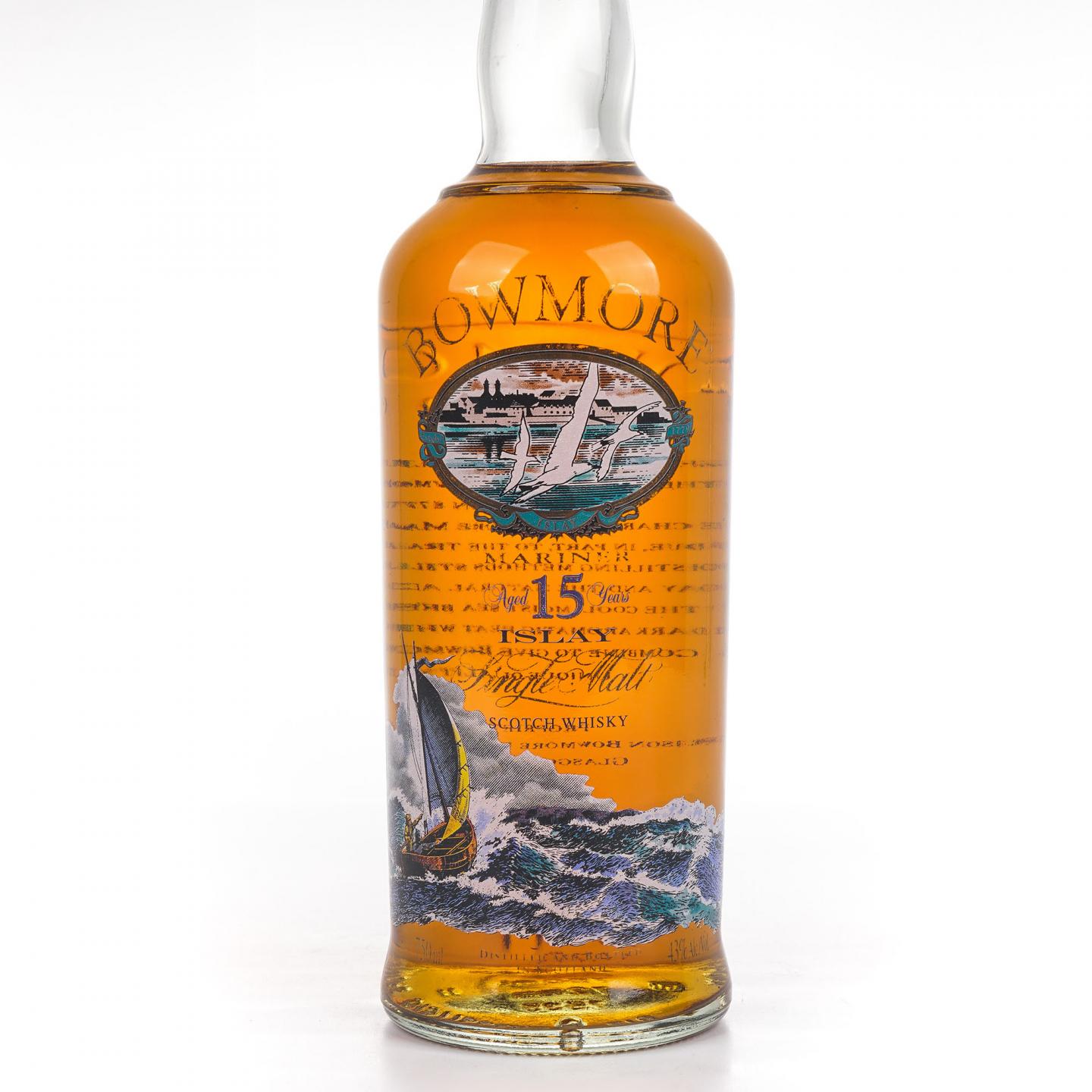 Bowmore 波摩 15年 Mariner 透明海鸥标 750ml