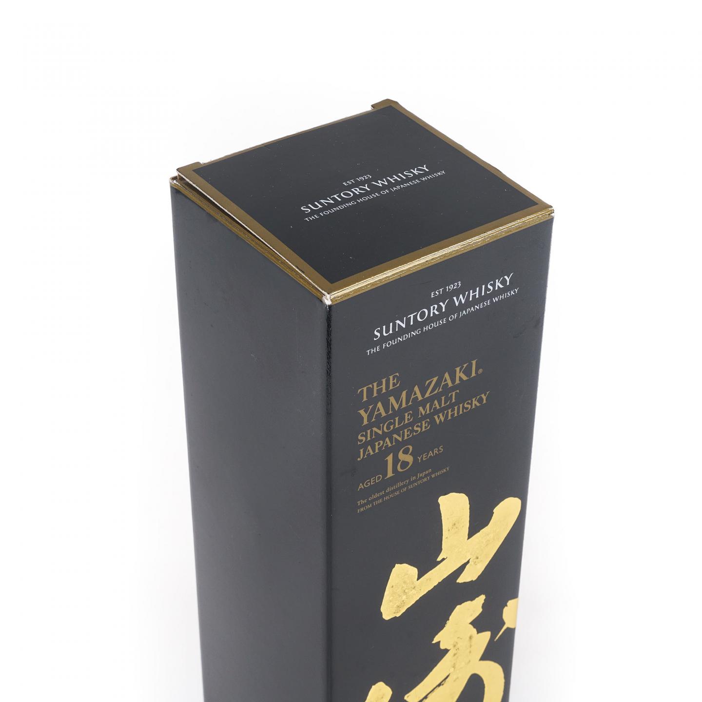 山崎 18年 黑标金字 750ml