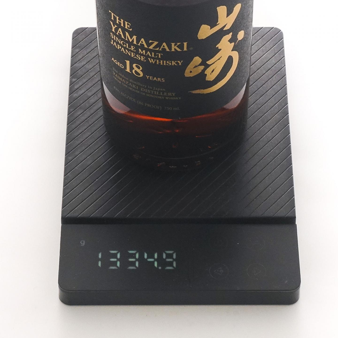 山崎 18年 黑标金字 750ml