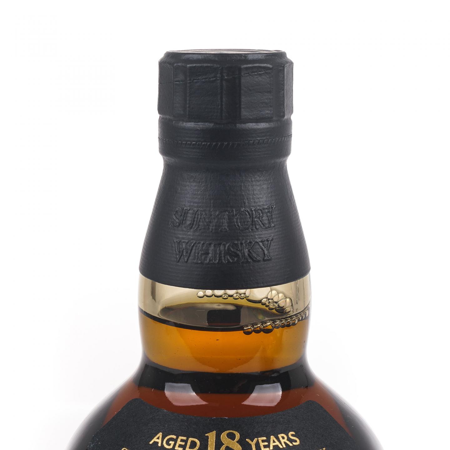 山崎 18年 黑标金字