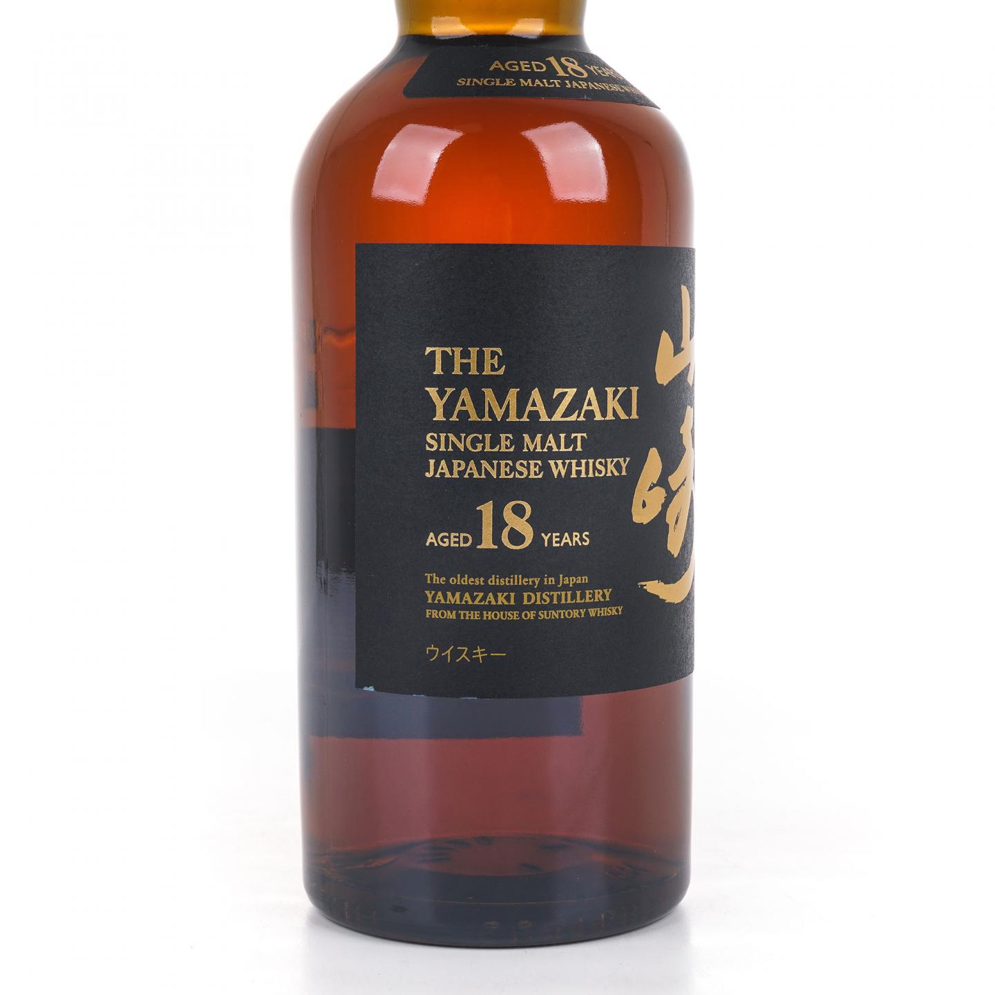 山崎 18年 黑标金字 700ml