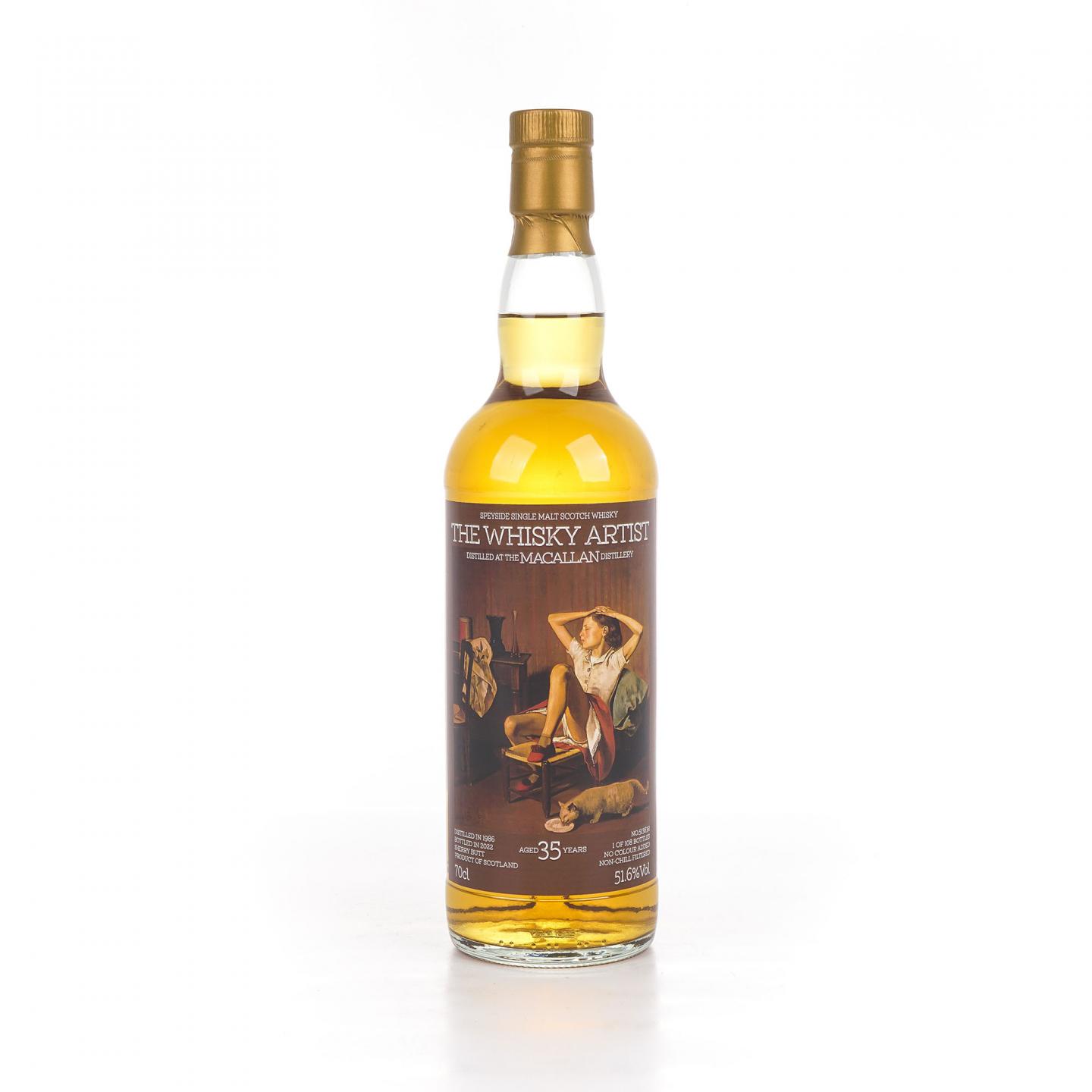 Macallan 麦卡伦 35年 1986-2022 雪莉桶#51383R 51.6%Vol.