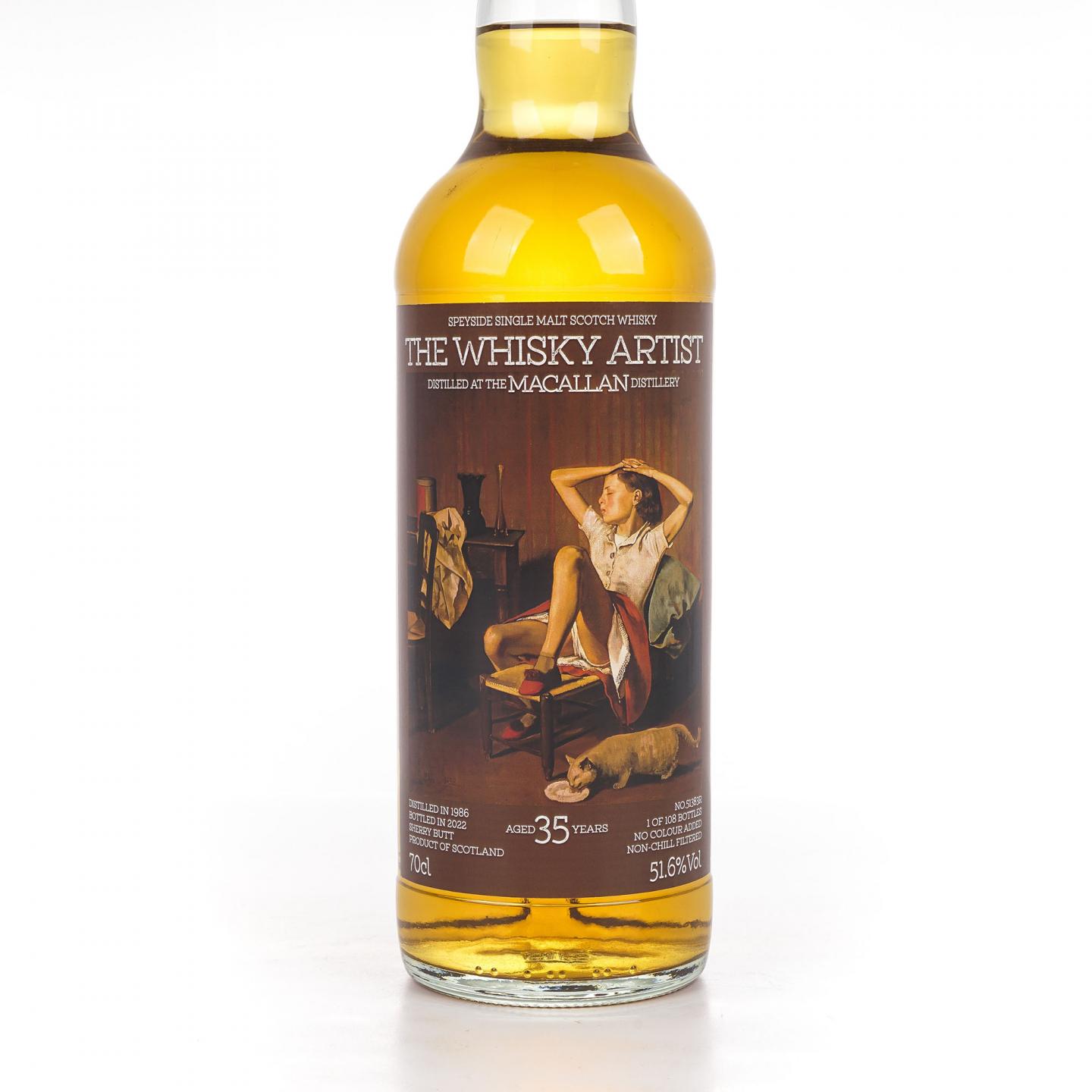 Macallan 麦卡伦 35年 1986-2022 雪莉桶#51383R 51.6%Vol.