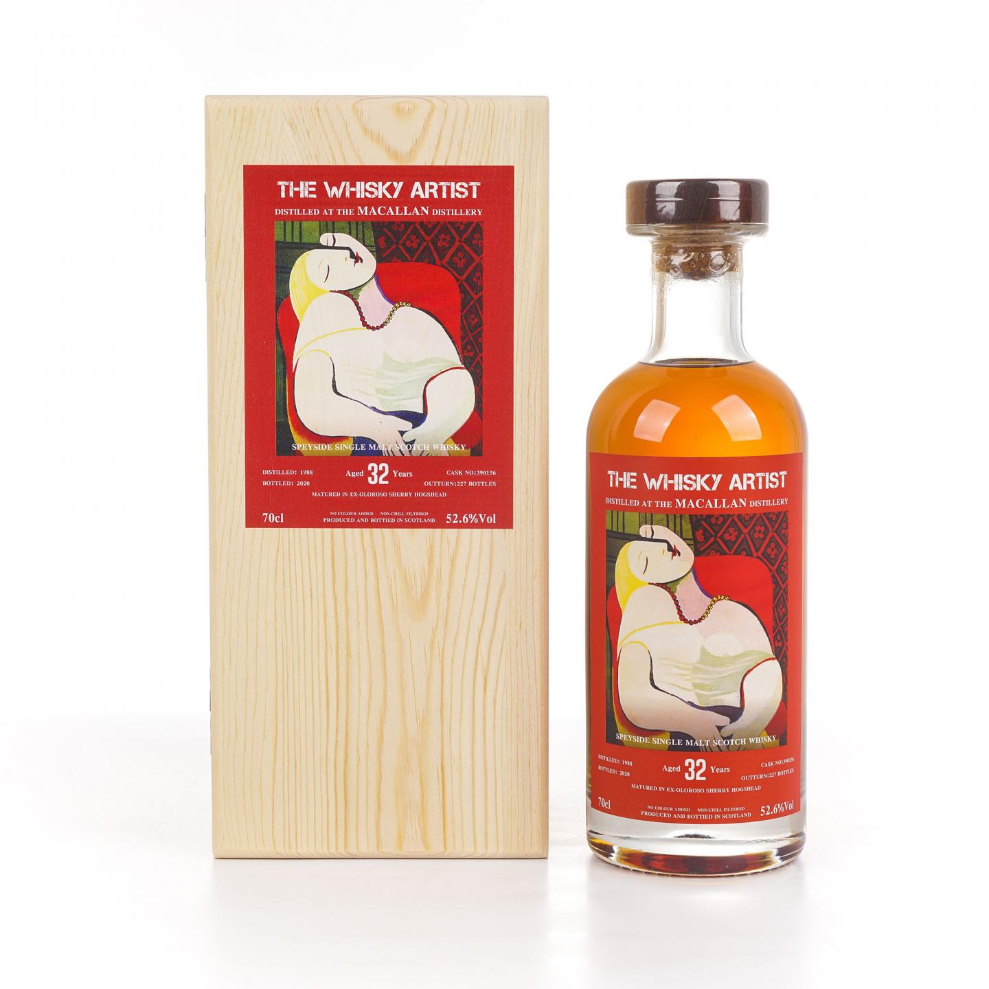 Macallan 麦卡伦 32年 1988-2020 雪莉单桶#390156