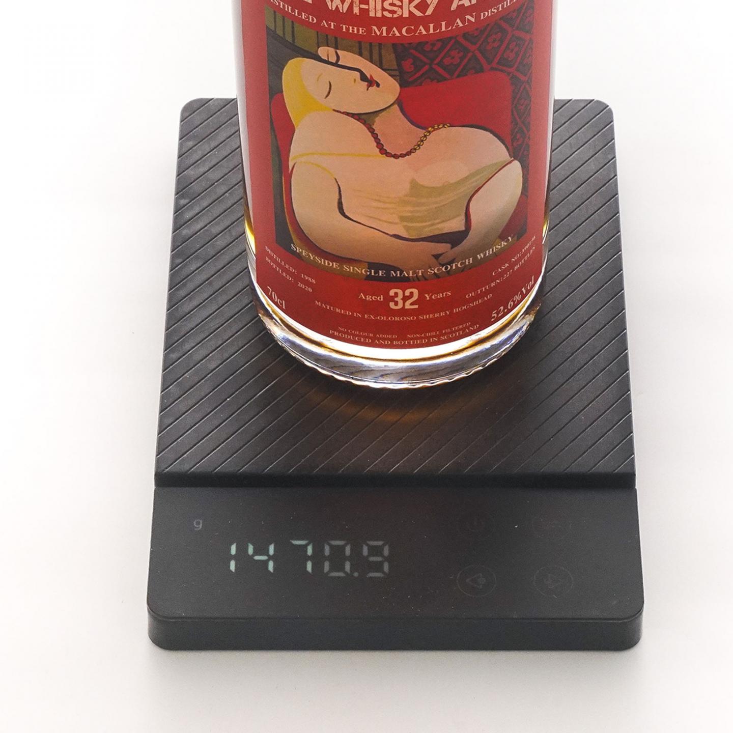 Macallan 麦卡伦 32年 1988-2020 雪莉单桶#390156