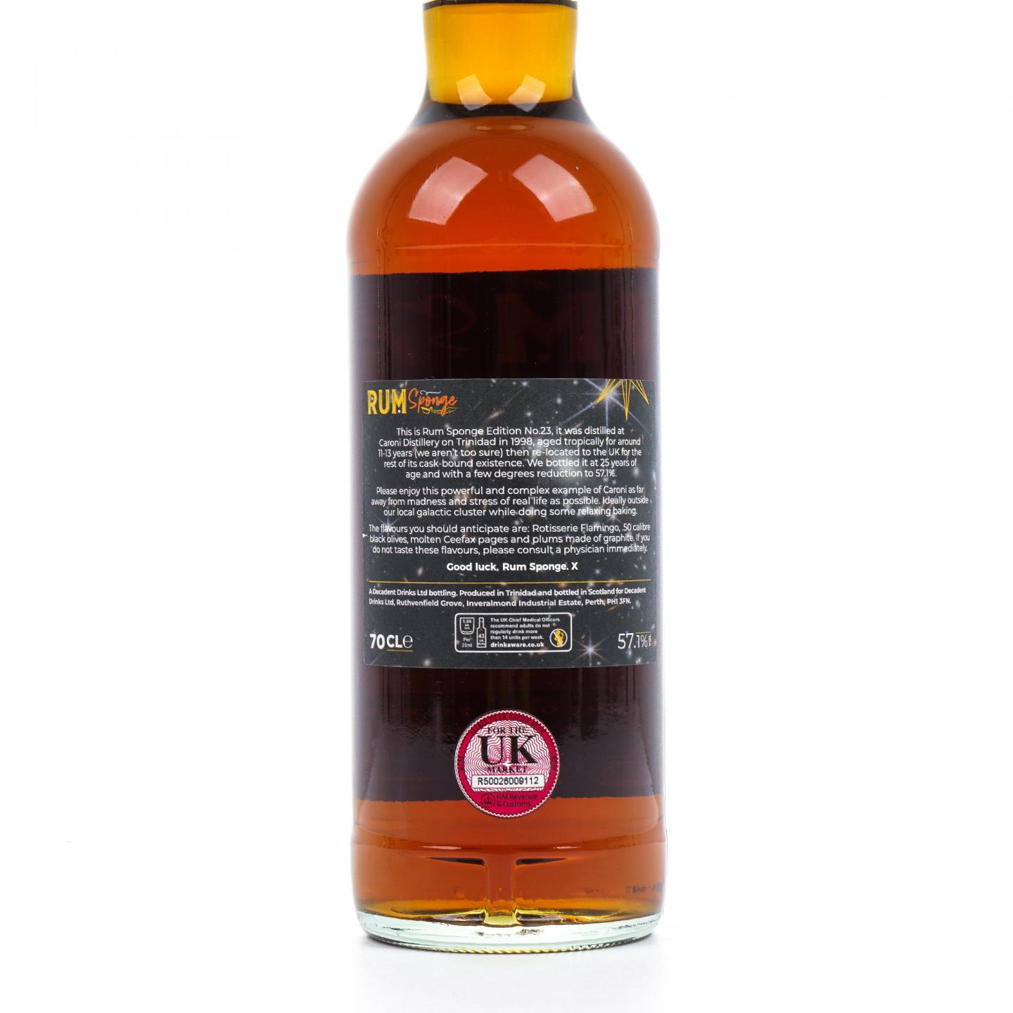 Caroni 25年 1998-2023 朗姆酒海绵